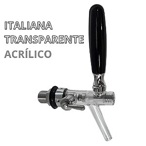 Torneira Italiana Transparente (Acrílico)Chopeira