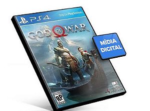 God of War Ragnarok para ps4 em mídia digital