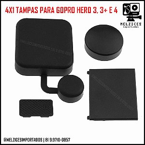 4X1 Tampas para GoPro 3 E 4
