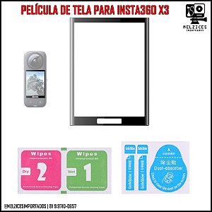 Película em Vidro Temperado Para Insta360 X3