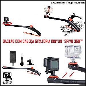 Bastão Com Cabeça Giratória RINYUN SPIVO 360