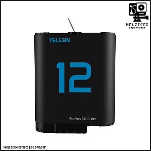 Bateria TELESIN Para GoPro 9, 10, 11 e 12 Black