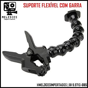 Suporte Garra com pescoço Para GoPro e Similares