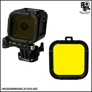 Filtro Amarelo de Mergulho para GoPro Hero Session 4 e 5