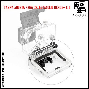 Tampa Traseira Aberta para Caixa Estanque Original ou Similar padrão original de GoPro 3+ e 4