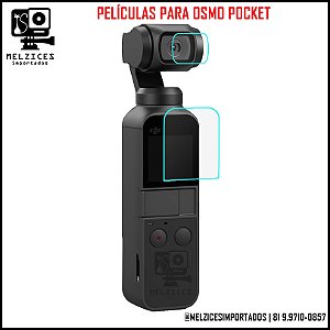Películas de PET para Lente e LCD DJI Osmo Pocket