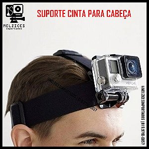 Suporte Cinta de Cabeça para GoPro e Similares