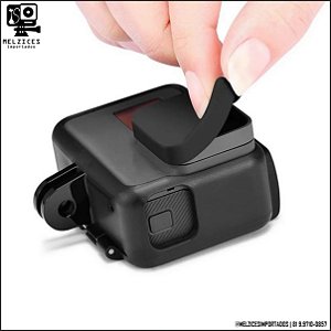 Tampa Capa Protetora em Silicone para Lente da GoPro 2018, 5, 6 e 7 Black