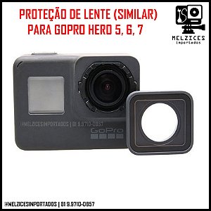 Proteção de Lente SIMILAR Para GoPro 2018, 5, 6 e 7 Black