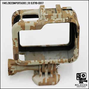 Frame Camuflado Marrom Para GoPro Hero 8
