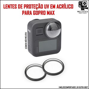 Lentes de Proteção UV em Acrílico Para GoPro MAX