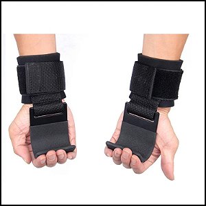 Gancho Strap Punho Para Treinamento Levantamento De Peso
