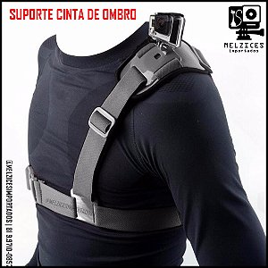 Suporte Cinta de Ombro para Câmeras GoPro e Similares