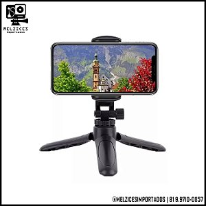 Mini Tripé Monopod Para Smartphone com Encaixe 1/4