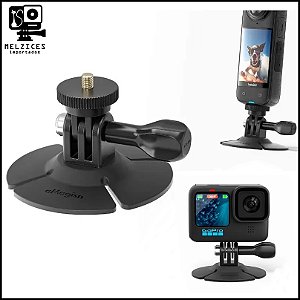 Base adesiva flexível para GoPro, insta360 e similares