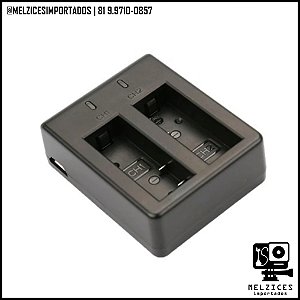 Carregador Duplo USB para baterias de câmeras SJ4000 e SJ5000