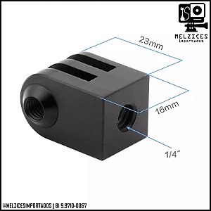 Adaptador Rosca 1/4 Tripod Em alumínio