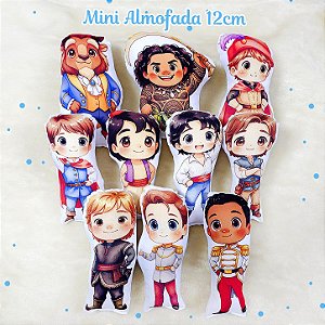 10 Mini-Almofadas Recortadas Príncipes