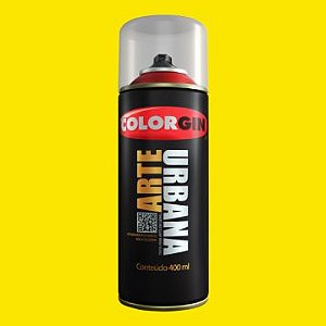 Tinta Spray ARTE URBANA AMARELO SOL 400ML COLORGIN