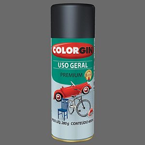 Tinta Spray Uso Geral Grafite Metálico P/ Rodas 400ml COLORGIN