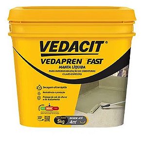 Vedapren Fast Branco 5 Kg Vedacit