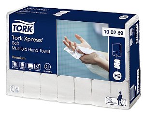 Papel Toalha Interfolha 3 dobras em Folha Dupla 25,5x21 - Tork