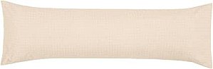 FRONHA ALT BODY PILLOW TOQUE ACETINADO 40X130 BEGE