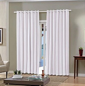 Cortina  Bella Janela Pratika 360X250 Branco