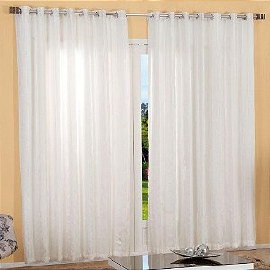 CORTINA BECADECOR VENEZA 260X170 1000 BRANCO