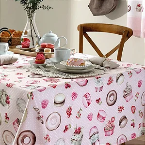 TOALHA DE MESA DOL CLEAN ATHENAS ESTAMPADO 140X140 EVA LIMPA FÁCIL