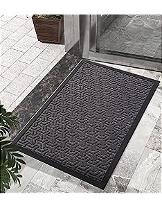 TAPETE PORTA LIMA 40 X 60 DES. 001/CINZA