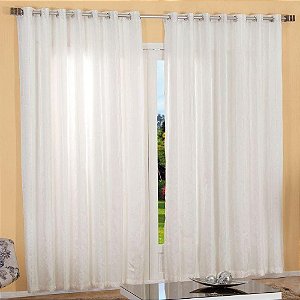 CORTINA BJA DUPLEX 300X230 SORRENTO MARFIM