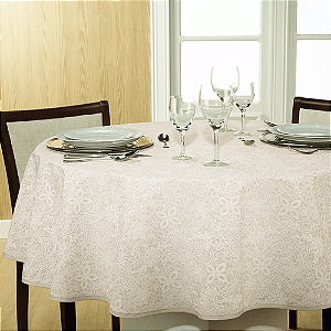 Toalha De Mesa Döhler Clean Athenas Estampado 160Red Eliete 4 Lugares Limpa Fácil