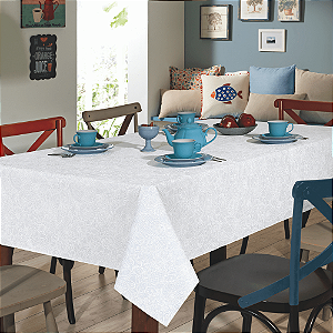 Toalha De Mesa Döhler Clean Athenas Estampado 140X210 Edite 6 Lugares