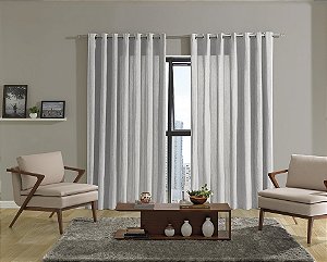 CORTINA BJA RUSTICA NIGER 240X170 BRANCO