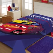 COBERTOR JOL RASCHEL DISNEY CARS RACING HERO