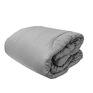 EDREDOM NIA NC HOME CASAL 180X220 CINZA