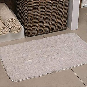 TAPETE BANHEIRO NIA STANFORD 45X75 BEGE