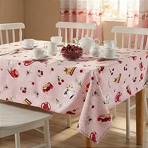 Toalha De Mesa Dol Clean Athenas Ivana 2 140X140 4 Lugares Limpa Fácil