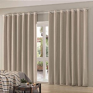 CORTINA BJA PRATIKA 240X160 LISA SLIM LATTE