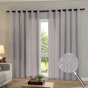 CORTINA BJA RUSTICA MURALLE 260X170 MARROM