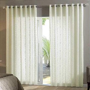 CORTINA NIA DUPLEX COLUMBIA 400X250 MARFIM
