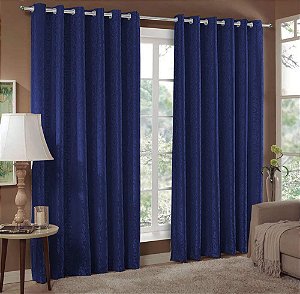 CORTINA BECADECOR VENEZA 260X170 3170 AZUL PRUSS