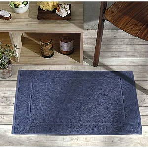 Piso Atoalhado Dohler Felpudo Rubi Azul 9370
