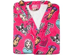ROUPAO DOL INFANTIL FELP VELOUR M BARBIE 26