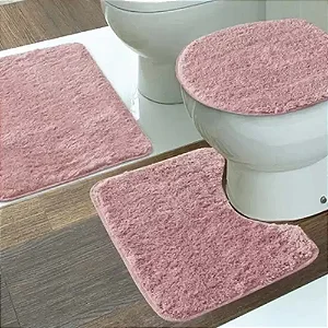 JG BANHEIRO JOL VIP LISO 3PCS ROSE