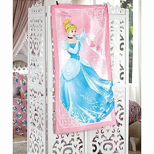 T BANHO DOL VELOUR LICENCIADO 70X140 CINDERELLA 04
