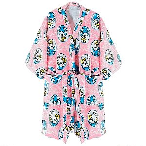 ROUPAO DOL INFANTIL VELOUR P CINDERELA