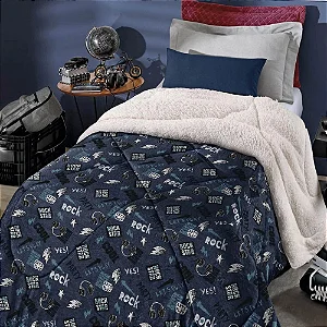 EDREDOM HDR PLUSH SHERPA SOLT EST ROCK 160X235