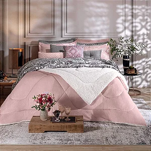 EDREDOM HDR PLUSH SHERPA CASAL RS POEMA 220X240